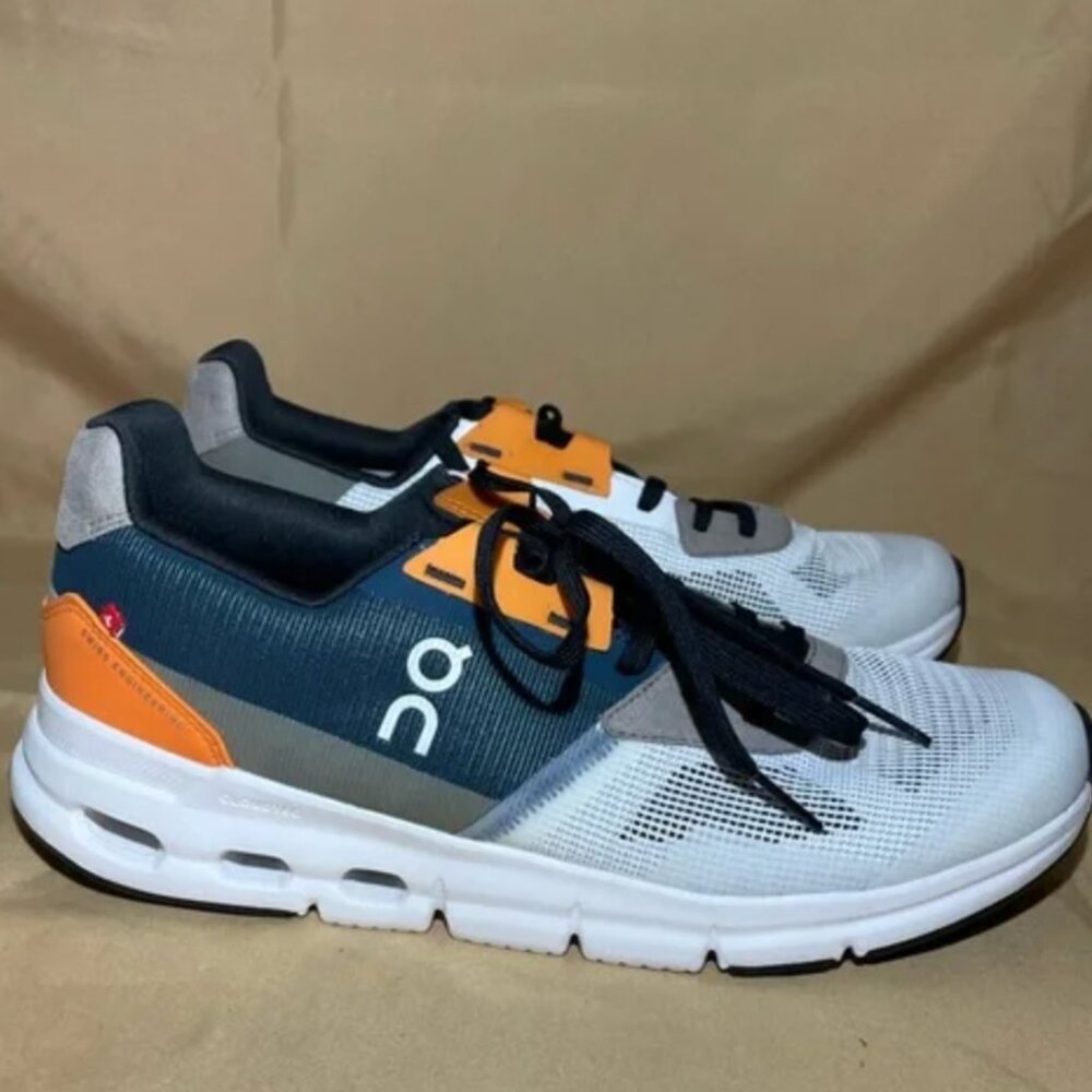 On Women's Cloudrift Breathable Walking Sneaker Shoes, Ivory / Storm Size 7 - Picture 3 of 7